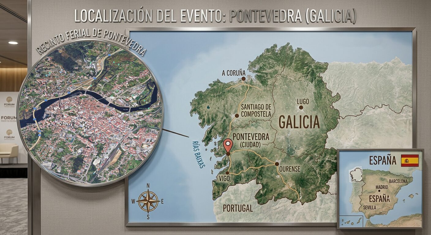 Mapa del Recinto Ferial de Pontevedra