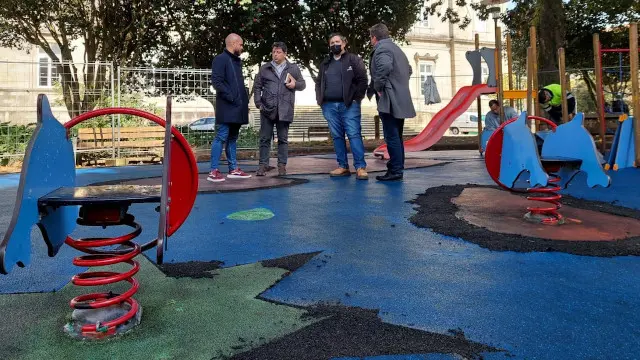 El parque infantil de As Palmeiras estará cerrado tres semanas por obras