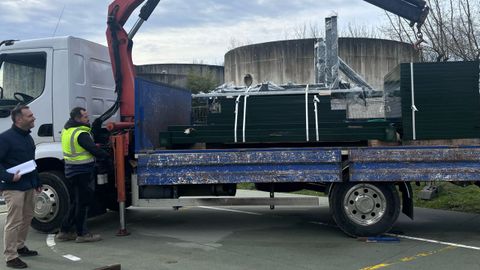 Caldas inicia las obras para recuperar la pista multideportiva de A Tafona
